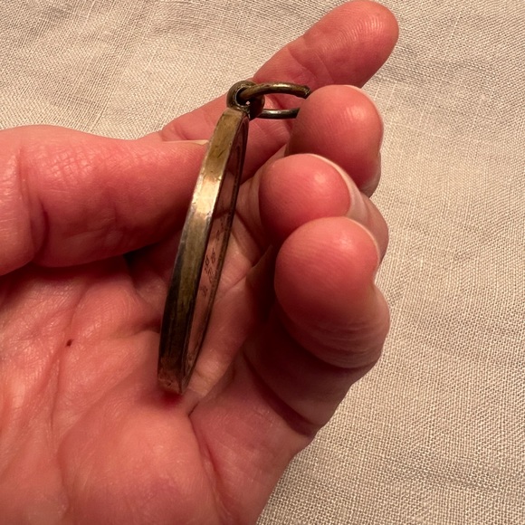 Rare large vintage 1940s silver swimming medal 1947 vintage medal sports - Picture 5 of 10